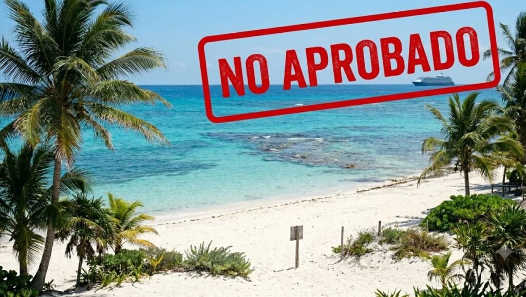 Bloqueo ambiental en Mahahual frena megaproyecto de Royal Caribbean